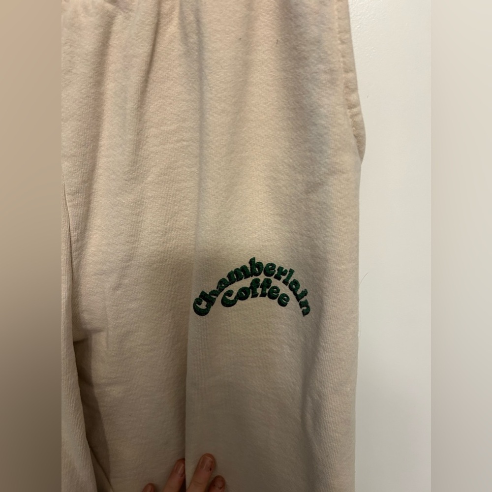 Limited Edition Emma Chamberlain Coffee Cream Sweatpants - Picture 4 of 9